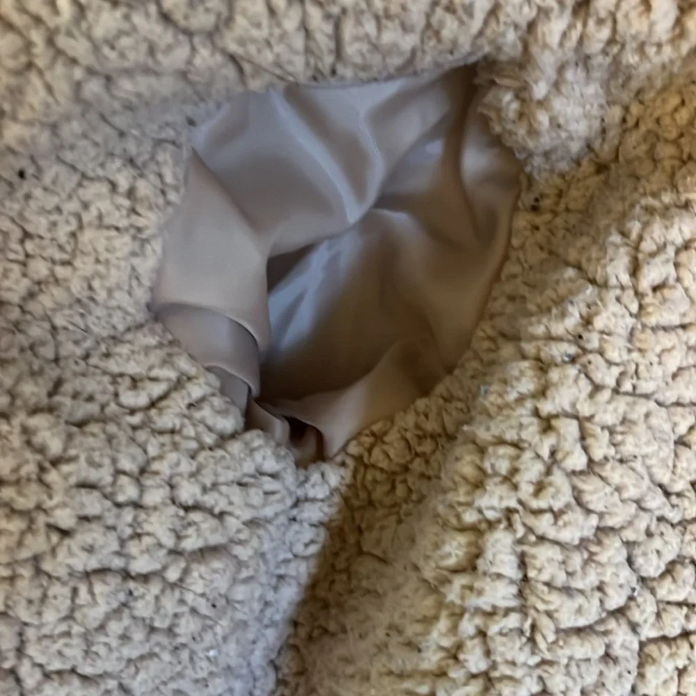 Riley & James babies gray quilted winter jacket. Fleece lined. Size 12 Months.